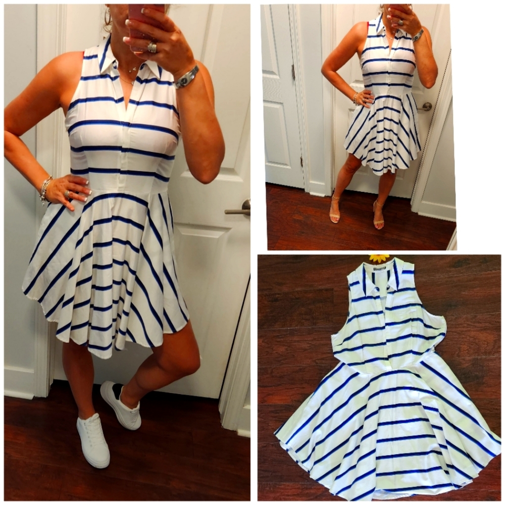EXPRESS STRIPED DRESS 👗 - Picture 2 of 11
